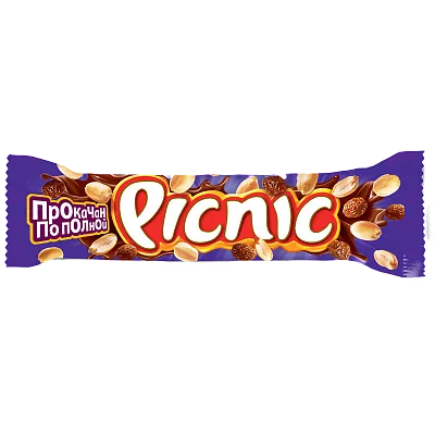 Шоколадный батончик Picnic 38 гр.