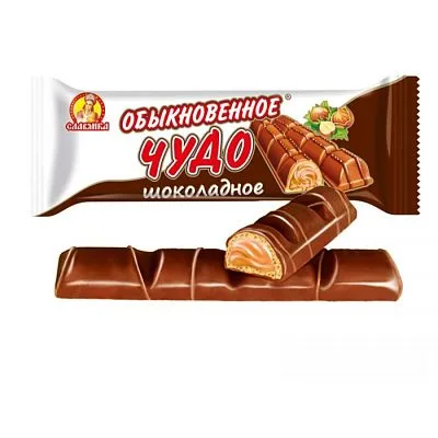 Шоколадный батончик Обыкновенное чудо шоколадное, 55 гр.
